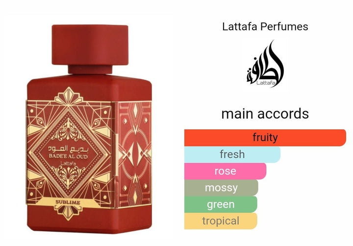 Bade'e Al Oud Sublime Lattafa Perfumes