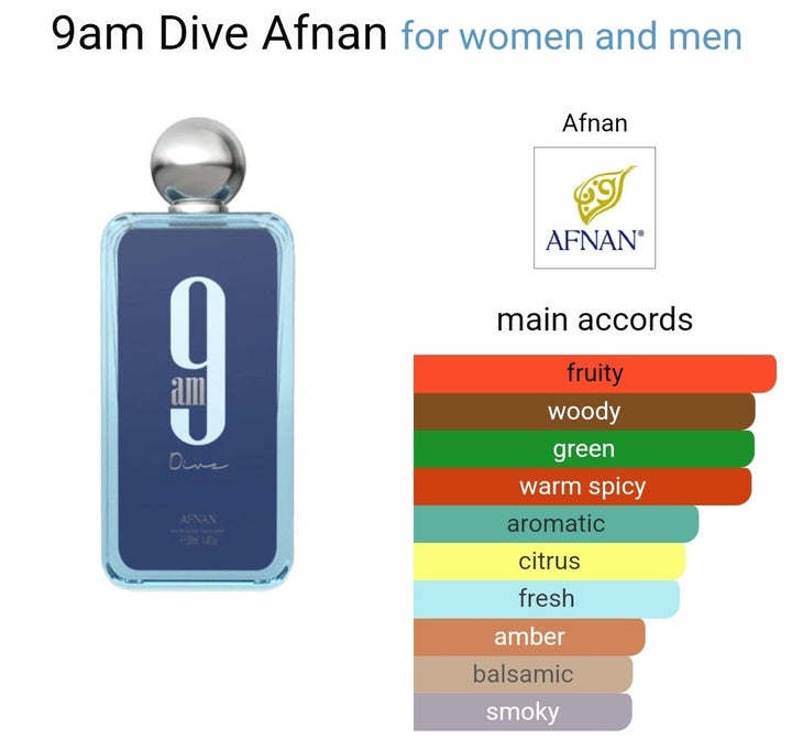 9am Dive Afnan Perfumes 100ml